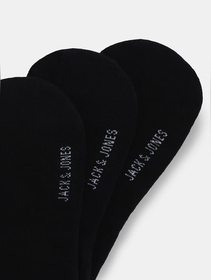 Pack of 3 Black No-Show Socks